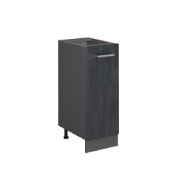 Vicco Apothekerschrank R-Line, Schwarz Beton/Anthrazit, 30 günstig online kaufen