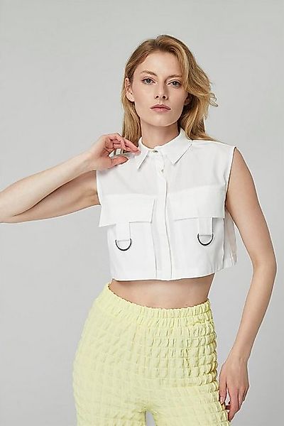 HomeStore Blusentop Ärmelloses Crop-Top günstig online kaufen