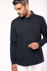 Kariban Langarmhemd Langarm-Polohemd für Herren aus günstig online kaufen