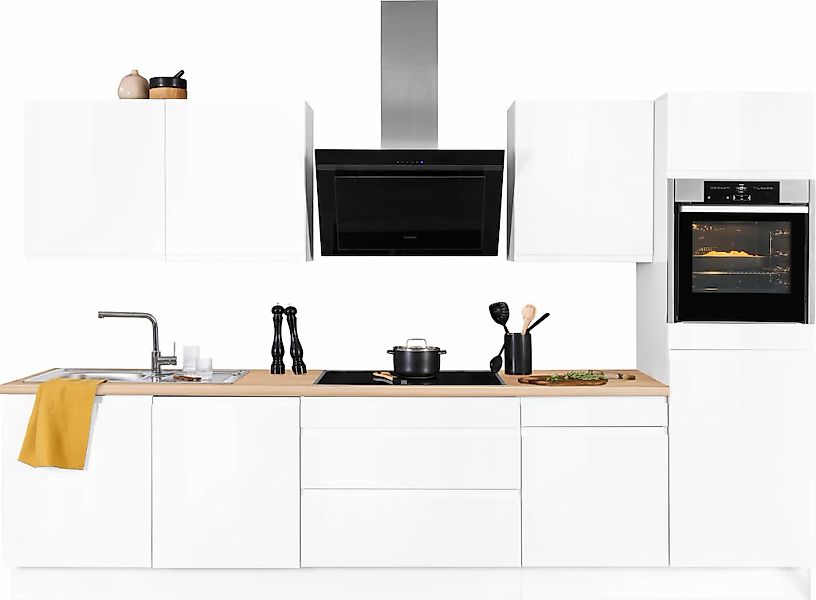 KOCHSTATION "KS-Avio" 38 mm starke Arbeitsplatte und Hochglanz-Fronten, Bre günstig online kaufen