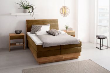 OTTO products Boxspringbett "Jenna" ohne LED-Beleuchtung, mit zertifizierte günstig online kaufen