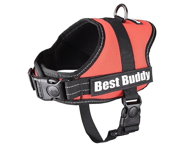 Flamingo Hunde-Geschirr Geschirr Best Buddy Pluto rot günstig online kaufen