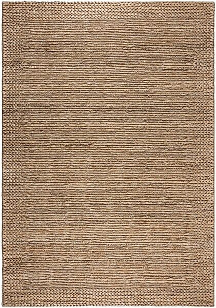 FLAIR RUGS Teppich »Drew mit Bordüre«, rechteckig, 3 mm Höhe, aus Jute in S günstig online kaufen