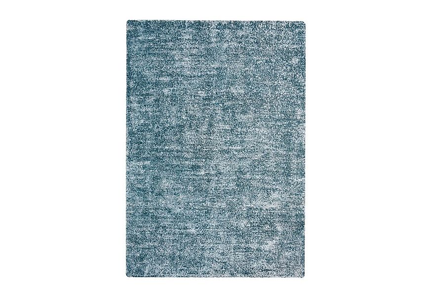 Qiyano Teppich Kurzflorteppich Eleonora 100 Petrol 160 x 230 cm, Höhe: 90 m günstig online kaufen