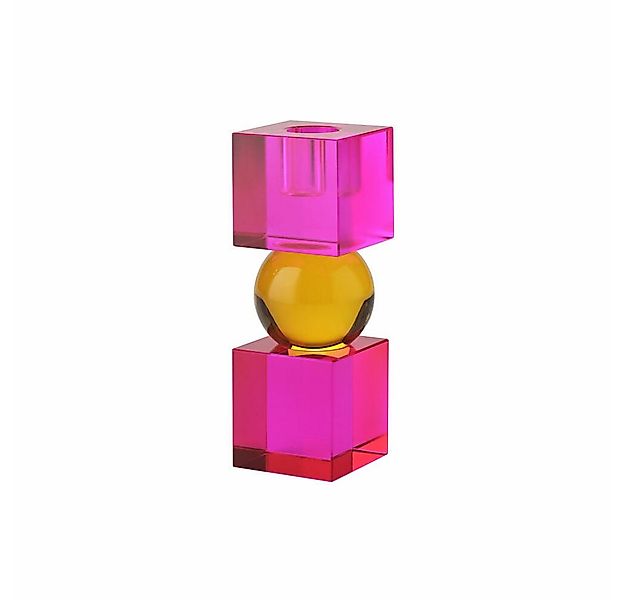 Giftcompany Kerzenhalter Sari 2 Cubes, Pink, Orange, H 14 cm günstig online kaufen