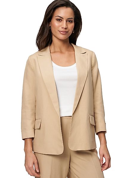 Zero Jackenblazer zero Leinenblazer mit Taschenklappen günstig online kaufen