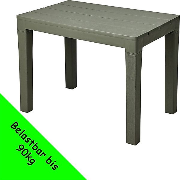 Progarden Gartentisch Gartenbank Beistelltisch Kunststoff Spieltisch 60x40c günstig online kaufen