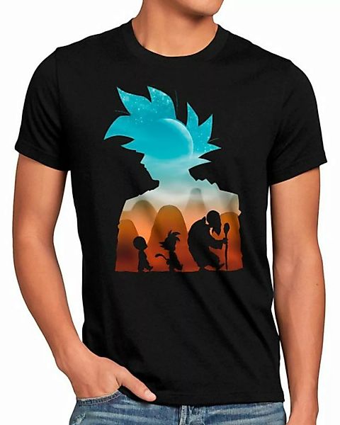 style3 Print-Shirt Herren T-Shirt Follow your Master super dragonball z gt günstig online kaufen