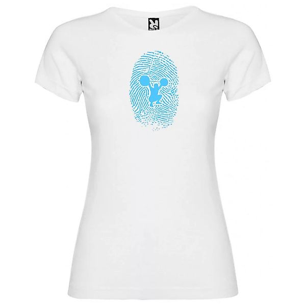 Kruskis Fitness Fingerprint Kurzärmeliges T-shirt 2XL White günstig online kaufen