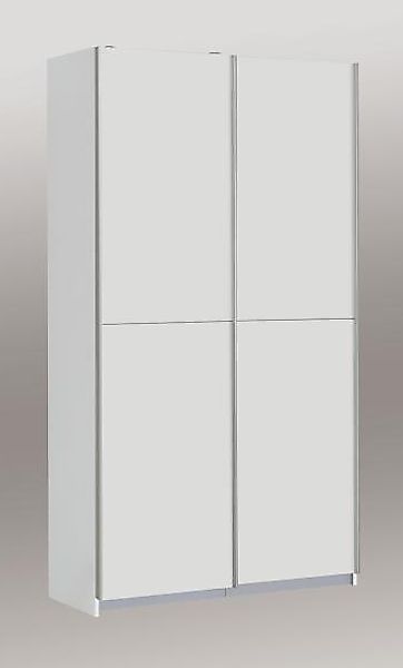 Mehrzweckschrank Kleiderschrank mit Schwebetüren 120 cm breit Weiß OHIO günstig online kaufen