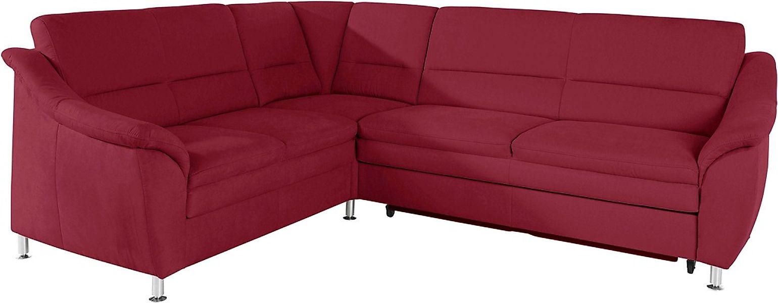 Places of Style Ecksofa »Cardoso L-Form«, Federkern, wahlweise mit Bett, Sc günstig online kaufen