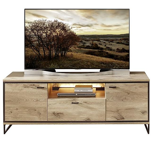 TV-Unterteil 2-trg 160cm RUBEN von Wohn-Concept Viking Oak Nature günstig online kaufen