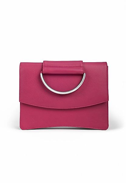 GRETCHEN Schultertasche "Oyster Clutch Three", aus italienischem Kalbsleder günstig online kaufen