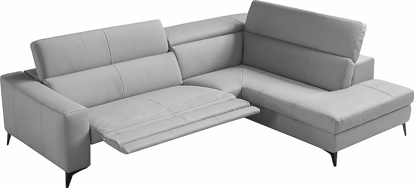 Egoitaliano Ecksofa "Edith, Designsofa mit hohem Sitzkomfort, L-Form", inkl günstig online kaufen