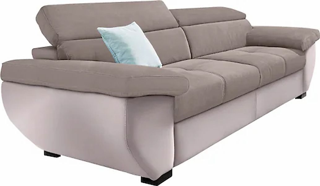 COTTA 2,5-Sitzer »Speedway«, Big-Sofa mit Kopfteilverstellung günstig online kaufen