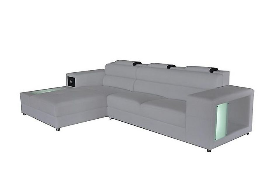 Xlmoebel Sofa Neu Wohnzimmer Ecksofa mit Ledersitzpolstern und modernem Des günstig online kaufen