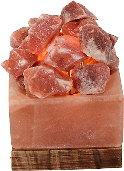 HIMALAYA SALT DREAMS Salzkristall-Tischlampe Salzkristallschale, Leuchtmitt günstig online kaufen