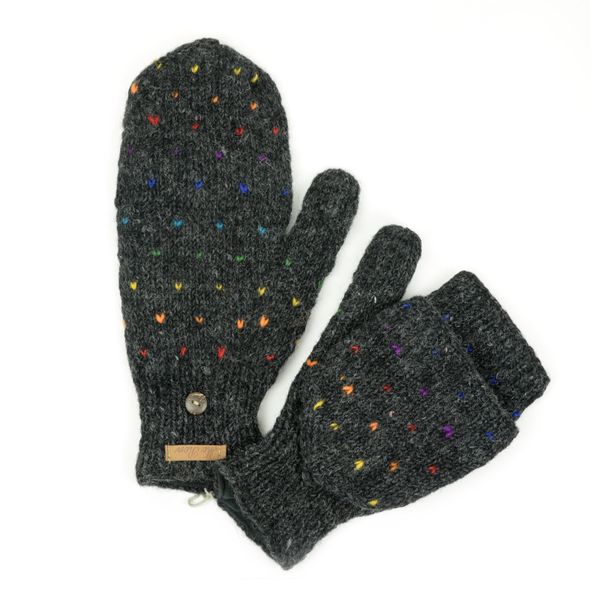 McRon Strickhandschuhe Klappfäustlinge, Klapphandschuhe Modell Naomi günstig online kaufen