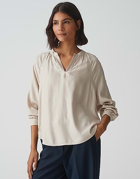 OPUS Langarmbluse Bluse FELIA Loose aus günstig online kaufen
