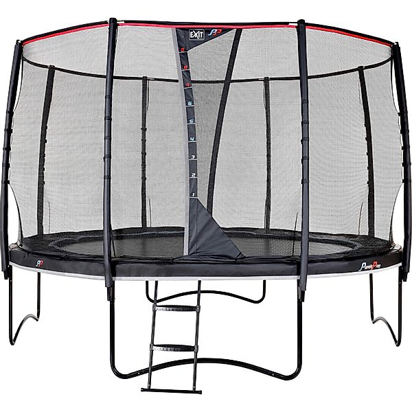 EXIT PeakPro Trampolin Ø 366 cm Schwarz günstig online kaufen