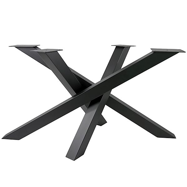 holz4home® Tischgestell Tischbeine aus Metall I Schwerlast Gestell Schwarz günstig online kaufen