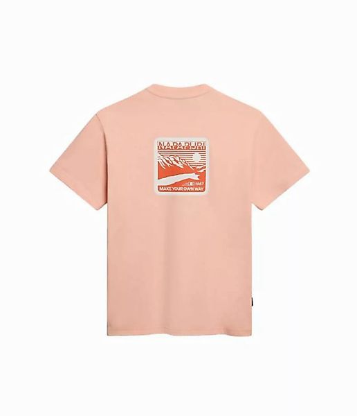 Napapijri T-Shirt Napapijri Unisex T-Shirt Gouin pink salmon günstig online kaufen