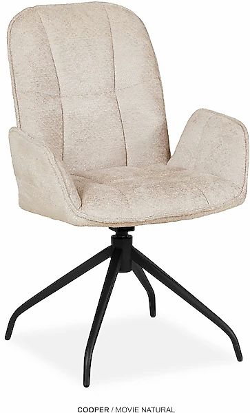 OMG Design Esszimmerstuhl »Cooper« (Set) 2 Stk.Drehstuhl mit auto-return, A günstig online kaufen