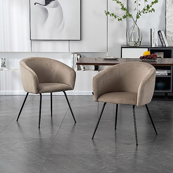 HOME DELUXE Polsterstuhl Esszimmerstuhl ARIA Samt günstig online kaufen