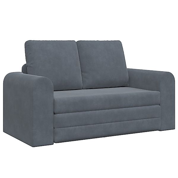 vidaXL Sofa Sofabett 2-in-1 Dunkelgrau 148x71x83 günstig online kaufen