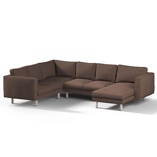 Bezug für Norsborg 5-Sitzer Ecksofa mit Recamiere, braun, Norsborg Bezug fü günstig online kaufen