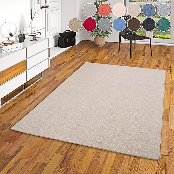 my home Teppich "Fortis, Schlinge, Made in Netherlands" rund 5 mm Höhe Uni günstig online kaufen
