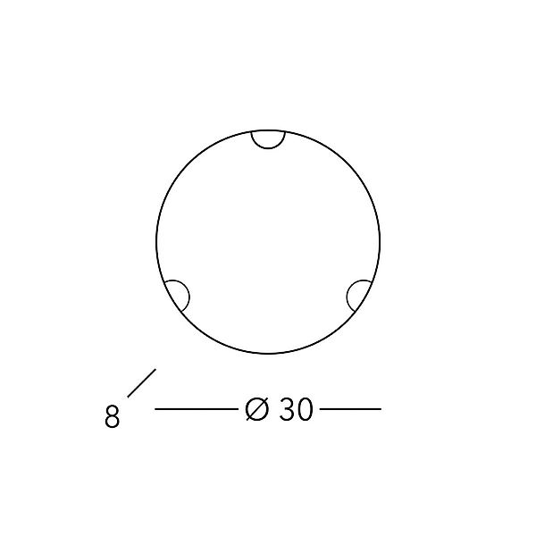 KOLARZ Wandlampe Nonna, Ø 30 cm, Blume goldfarben, Glas günstig online kaufen