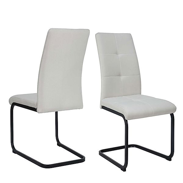 OTTO home Esszimmerstuhl "Calgoty" () 2 Stk.Freischwinger, gepolsterte Rück günstig online kaufen