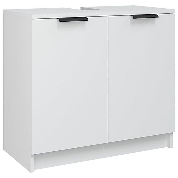 vidaXL Badezimmerschrank Weiß 64,5x33,5x59 cm Holzwerkstoff günstig online kaufen