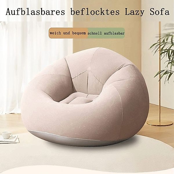 SIKAINI Luftsofa Aufblasbares beflocktes Loungesofa, (Schnell günstig online kaufen