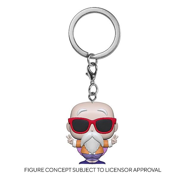 Funko Schlüsselanhänger Keychain - Dragon Ball Z - Master Roshi (Peace Sign günstig online kaufen