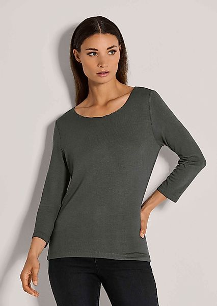MADELEINE 3/4-Arm-Shirt Elegantes Glanzshirt mit Viskose-Stretch günstig online kaufen