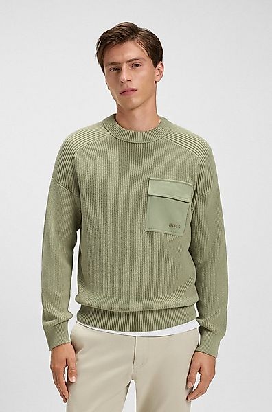 BOSS ORANGE Strickpullover Kalamaro mit Brusttasche günstig online kaufen