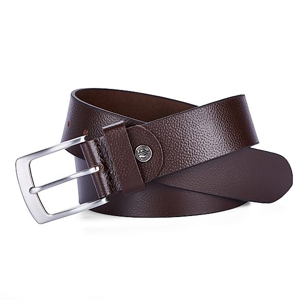 Lindenmann Gürtel aus Leder, Überlänge Farbe braun Größe: 140 günstig online kaufen