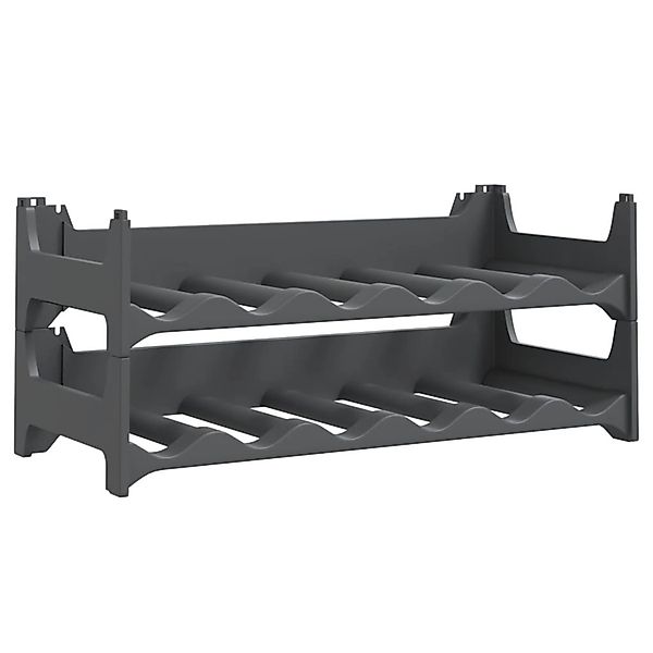 vidaXL Weinregal Weinregal für 12 Flaschen PP Stapelbar, 1-tlg. günstig online kaufen