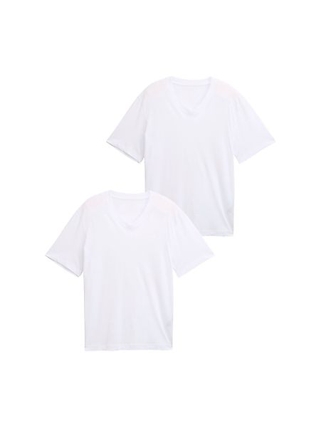 TOM TAILOR T-Shirt, (Packung, 2 tlg.), mit V-Ausschnitt, Doppelpack günstig online kaufen