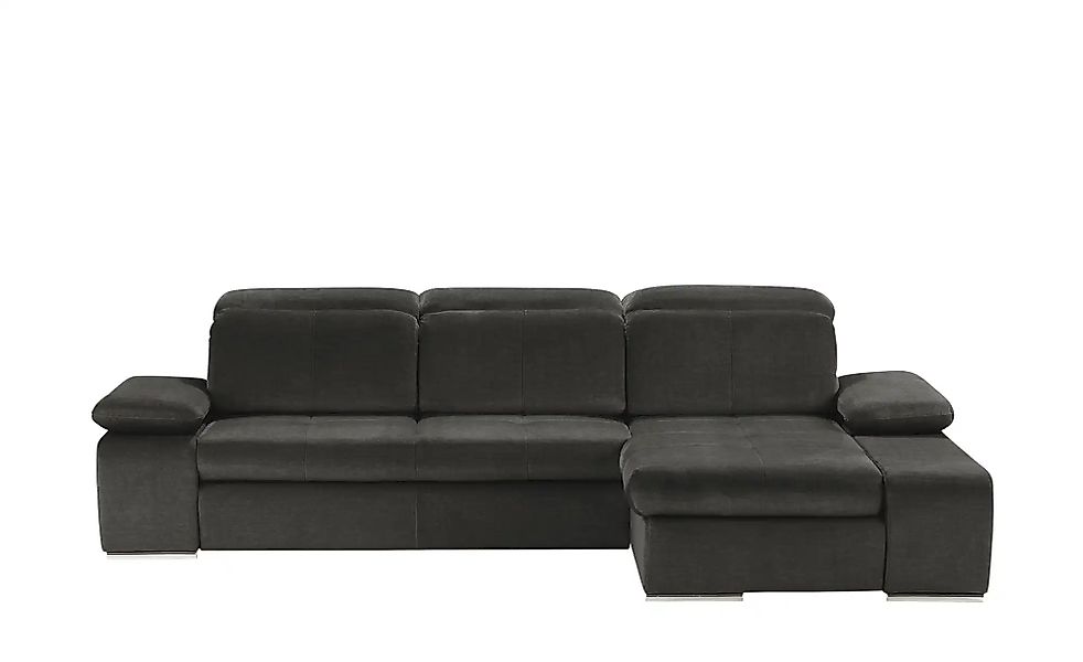 switch Ecksofa aus Mikrofaser Avilla ¦ schwarz ¦ Maße (cm): B: 285 H: 86 T: günstig online kaufen