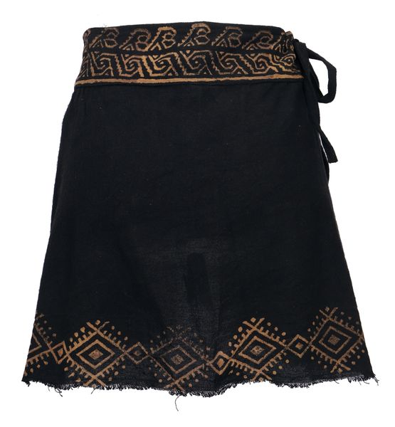 Guru-Shop Minirock Natürlicher Goa Minirock, bedruckter günstig online kaufen