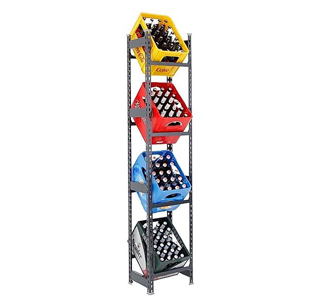 PROREGAL® Flaschenregal Getränkekistenregal Kastenregal HIGH BIG CAMEL 200x günstig online kaufen