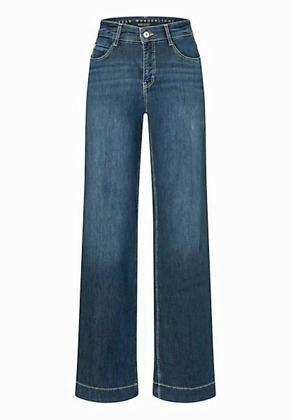 MAC 5-Pocket-Jeans Damen Jeans DREAM WIDE Straight Fit (1-tlg) günstig online kaufen