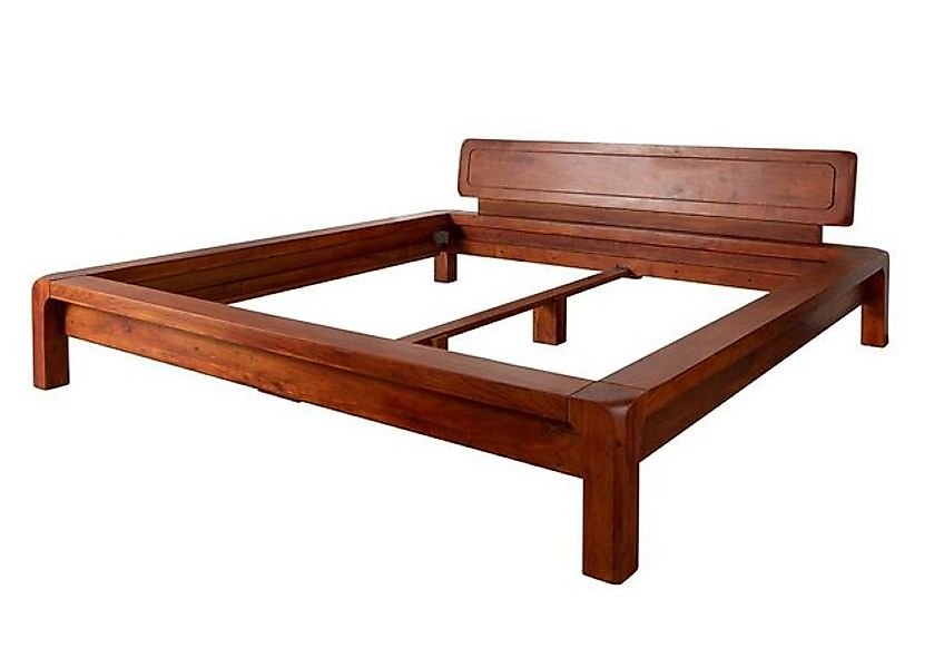 Massivmoebel24 Massivholzbett (Bett Akazie 140x200x80 honig günstig online kaufen