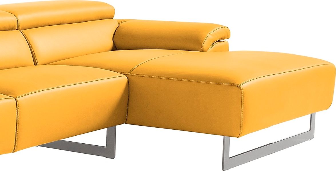 Egoitaliano Ecksofa "Malika, edel und bequem, Designsofa mit hochwertigen B günstig online kaufen
