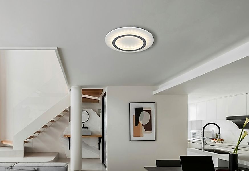 GLOBO LIGHTING Deckenleuchte »JAYDEN« LED-Modul 1 Stk. warmweiß - kaltweiß günstig online kaufen