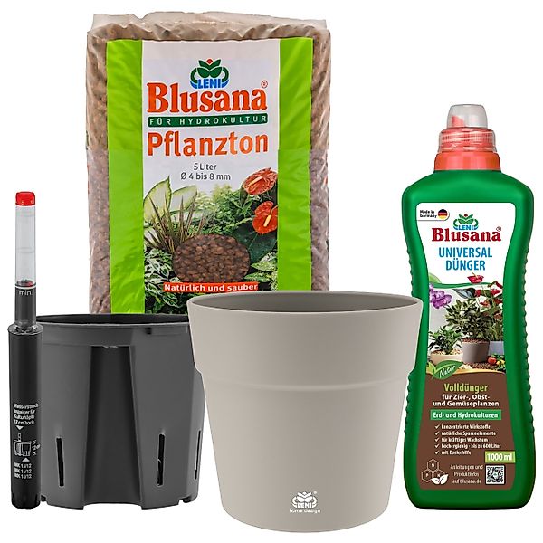 LENI Blumentopf "Classic" Hydrokultur Komplett-Set Hydro-Bewässerungssystem günstig online kaufen
