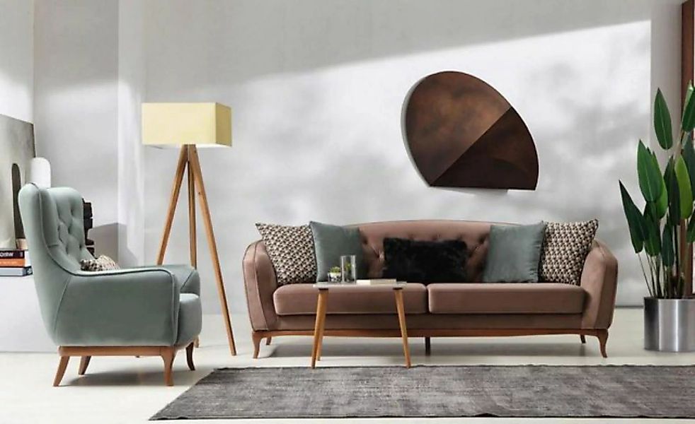 JVmoebel Sofa Garnitur Sofagarnitur Luxus Sofa 4+1 Sitz Gruppe Wohnzimmer S günstig online kaufen